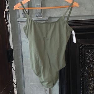 Scoop neck swimsuit - new